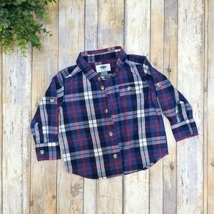 5/$14 Old Navy Flannel 12M